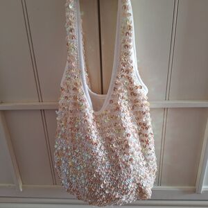 Far Nine  Sequin Embellished Shoulder Bag
